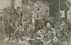 Captura da Bastilha, pintado por Francois Flameng de American School