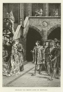 Carlos VIII conhece Ana da Bretanha de American School