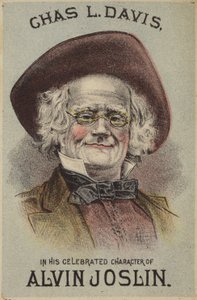 Chas L Davis em seu personagem célebre de Alvin Joslin de American School