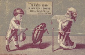 Crianças, tocando, com, gigante, besouro de American School