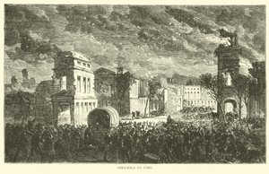 Columbia em chamas, fevereiro de 1865 de American School