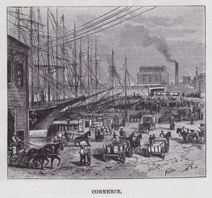 Comércio (gravura) de American School