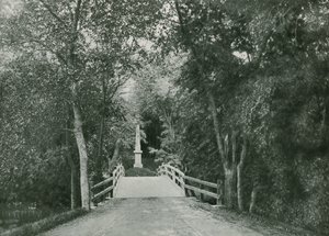 Concord Bridge, Lexington (fotogravura) de American School