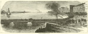 Confederados evacuando Savannah, dezembro de 1864 de American School