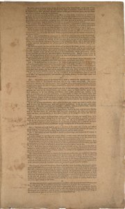 Constituição, primeira impressão, impressa por Dunlap & Claypoole, 17-19 de setembro de 1787 (ver também GLC 695933, GLC 695934 e GLC 695936) de American School