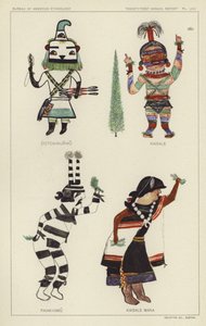 Cotokinunwu, Kaisale, Paiakyamu, Kaisale Mana (litografia a cores) de American School