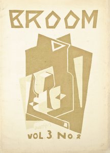 Capa do Volume 3, número 2, da revista de arte "Broom", c. 1921-1924 de American School