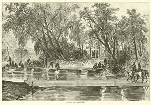 Cruzando o norte Anna, maio de 1864 de American School