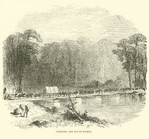 Atravessando o Edisto Sul, janeiro de 1865 de American School