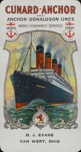 Navio Cunard - Aquitânia de American School
