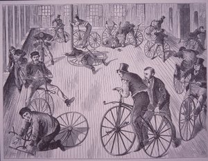 Escola de ciclismo (velocipede), Nova Iorque, EUA de American School