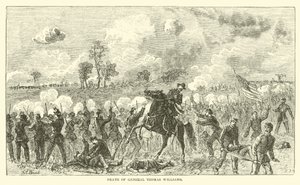 Morte do general Thomas Williams, agosto de 1862 de American School