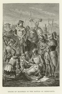 Morte de Manfred na Batalha de Benevento de American School