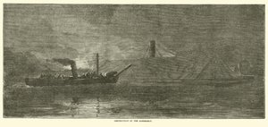 Destruição do Albemarle, outubro de 1864 de American School