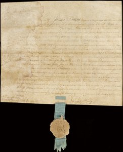 Proclamação resumida que concede a Liberdade da Cidade a John Jay de American School
