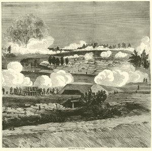 Explosão da mina, julho de 1864 de American School