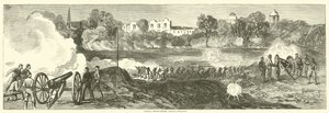 Tropas federais antes de Jackson, Mississippi, julho de 1863 de American School