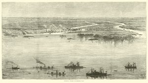 Frota Federal em Mobile Bay, agosto de 1864 de American School