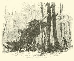 À prova de fogo, onde Sedgwick caiu, em maio de 1864 de American School
