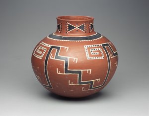 Foumile jarro policromado, Anasazi, 13001500 (cerâmica)