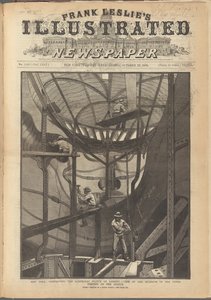 Capa do Jornal Ilustrado de Frank Leslie, 23 de outubro de 1886 de American School