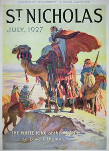 Capa da revista St. Nicholas, julho de 1927 (cor litho) de American School