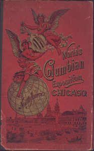 Capa de um guia para a Exposição Mundial da Colúmbia, Chicago de American School