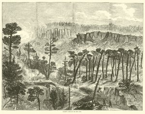 Assalto de Gearys em Dug Gap, maio de 1864 de American School