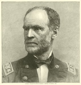 General William Tecumseh Sherman, aposentado em 1 de novembro de 1883, maio de 1864 de American School