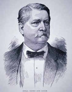 General Winfield Scott Hancock (1824-86) (gravura) de American School