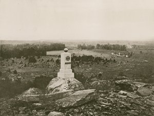 Campo de batalha de Gettysburg (fotogravura) de American School