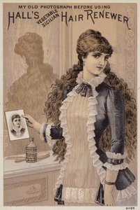 Menina, com, dela, fotografia de American School