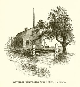 Gabinete de Guerra do Governador Trumbulls, Líbano, Connecticut de American School
