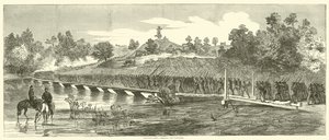 Balsa de Hanover, cruzando o Pamunkey, junho de 1864 de American School