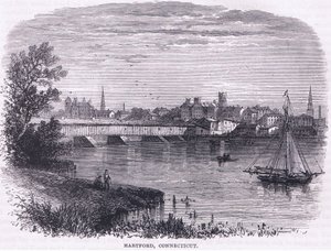 Hartford, Connecticut (1664), ilustração de Cassell
