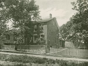 Casa de Ulysses S Grant em 1861 (fotogravura) de American School