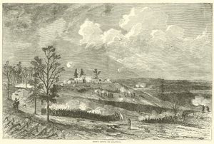 Hoods atacam em Allatoona, outubro de 1864 de American School