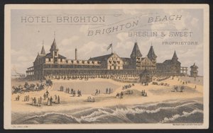 Hotel Trade Card (gravação a cores) de American School