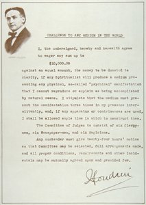 O desafio de Houdini para qualquer meio do mundo (imprimir) de American School