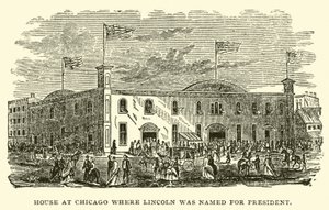 Casa em Chicago, onde Lincoln foi nomeado para presidente de American School
