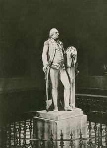 Estátua de Hudsons de George Washington (fotogravura) de American School