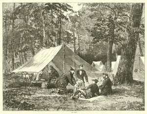 No acampamento, julho de 1863 de American School