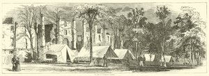 No acampamento em Warrenton Springs, outubro de 1863 de American School