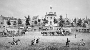 Independence, Missouri, c.1850 (gravura) de American School