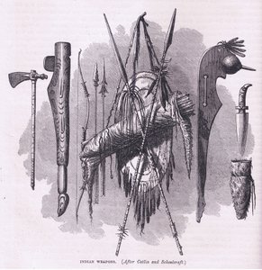 Armas indianas, ilustração de Cassell