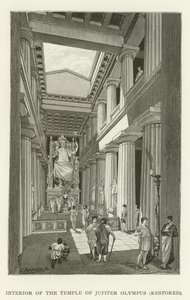 Interior do Templo de Júpiter Olimpo, restaurado de American School
