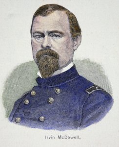 Irvin McDowell (1818-85) (gravação a cores) de American School