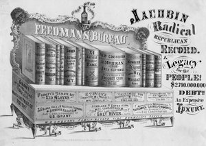Jacobin Radical Republican Record: um legado para o povo !: $ 2,700,000,000 debt !!: um luxo caro, publicado por Joseph Godfrey, Michigan, 1868
