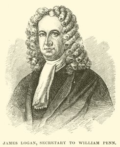 James Logan, Secretário de William Penn (gravura) de American School