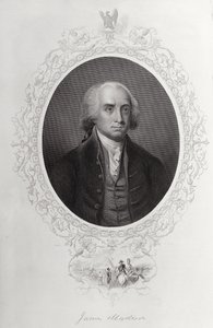 James Madison, de "A História dos Estados Unidos", vol. Eu, de Charles Mackay, gravado por C. Cook de American School